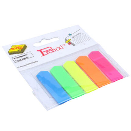 Giay note 5 mau nhua Pronoti an loc viet