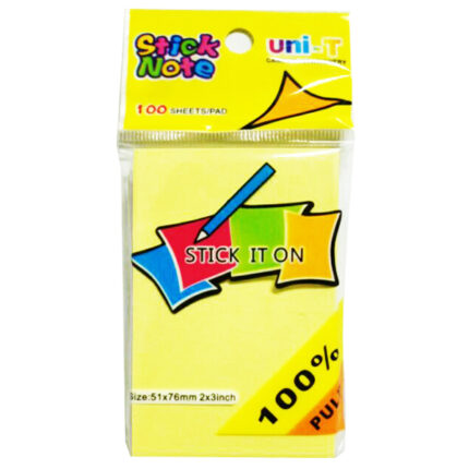 Giay note vang 3x2 uni - T an loc viet